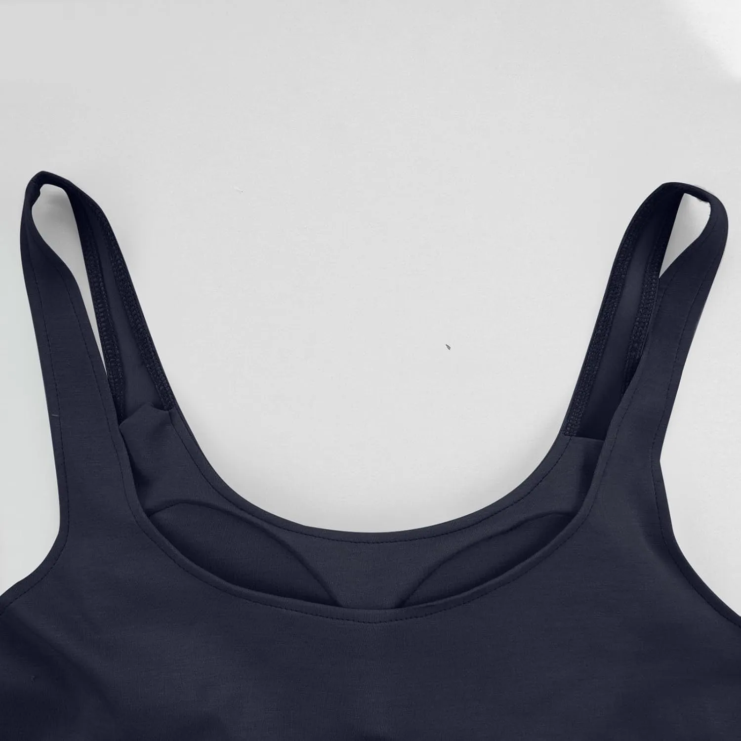 Cotton Tank Top with Built in Bra for Women Shelf Bra Camisole Tops Workout Tops Cami Bra Padded Tank Top Sports Bras