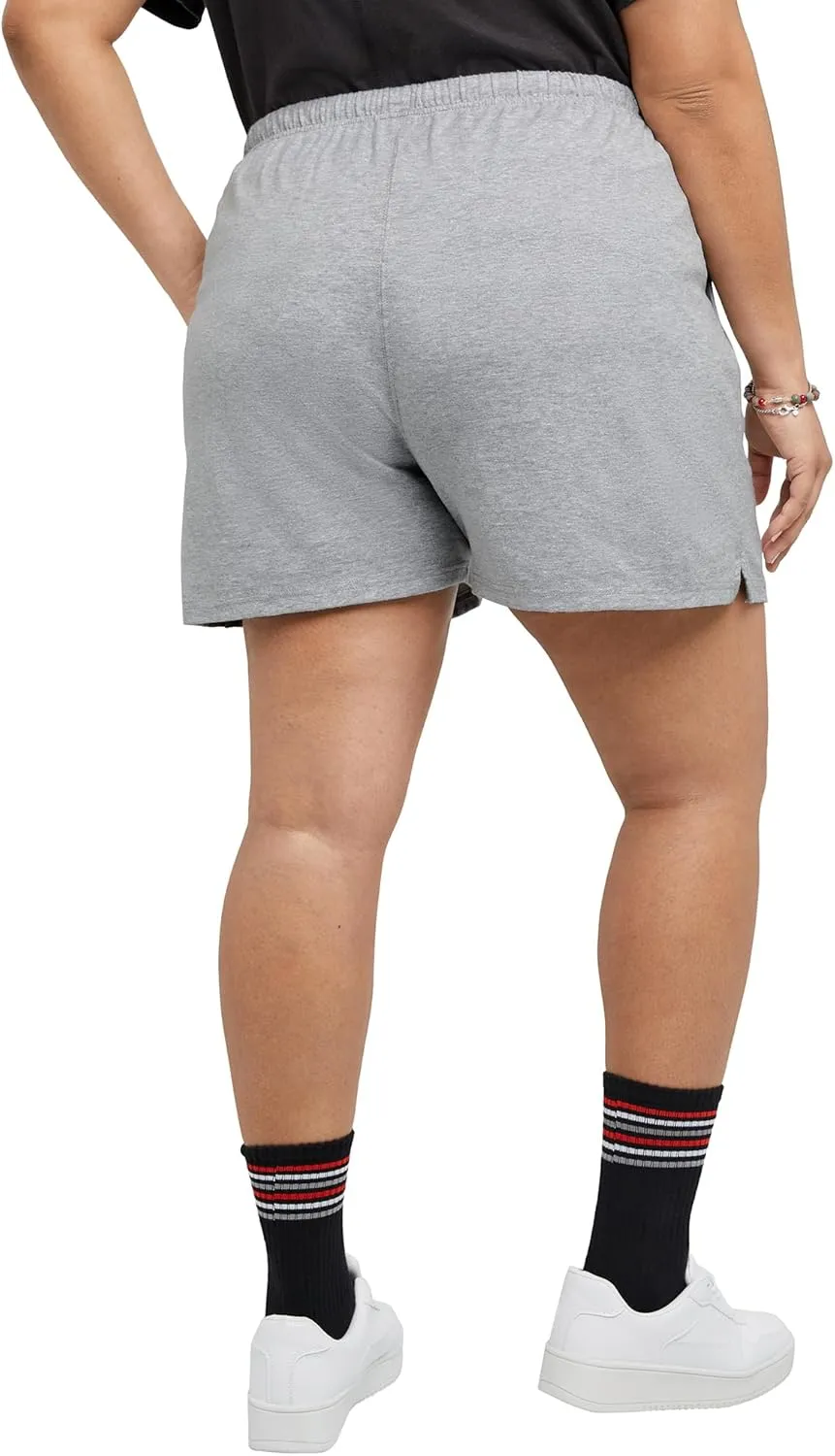 Hanes Women's Originals Shorts, Cotton Jersey Shorts, Gym Shorts For Women, 2.5, Plus Size Available