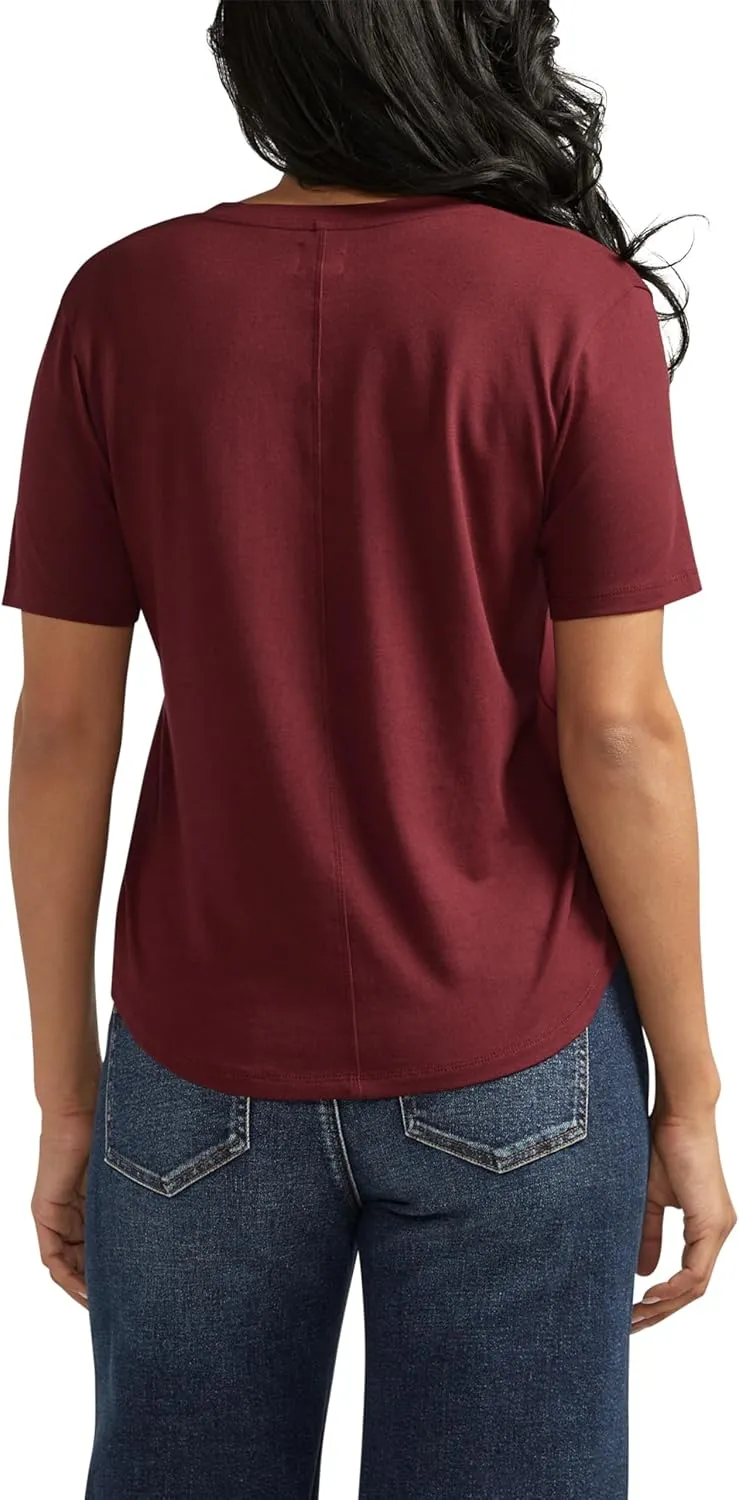 JAG Jeans Women's Drapey Luxe Tee-Legacy