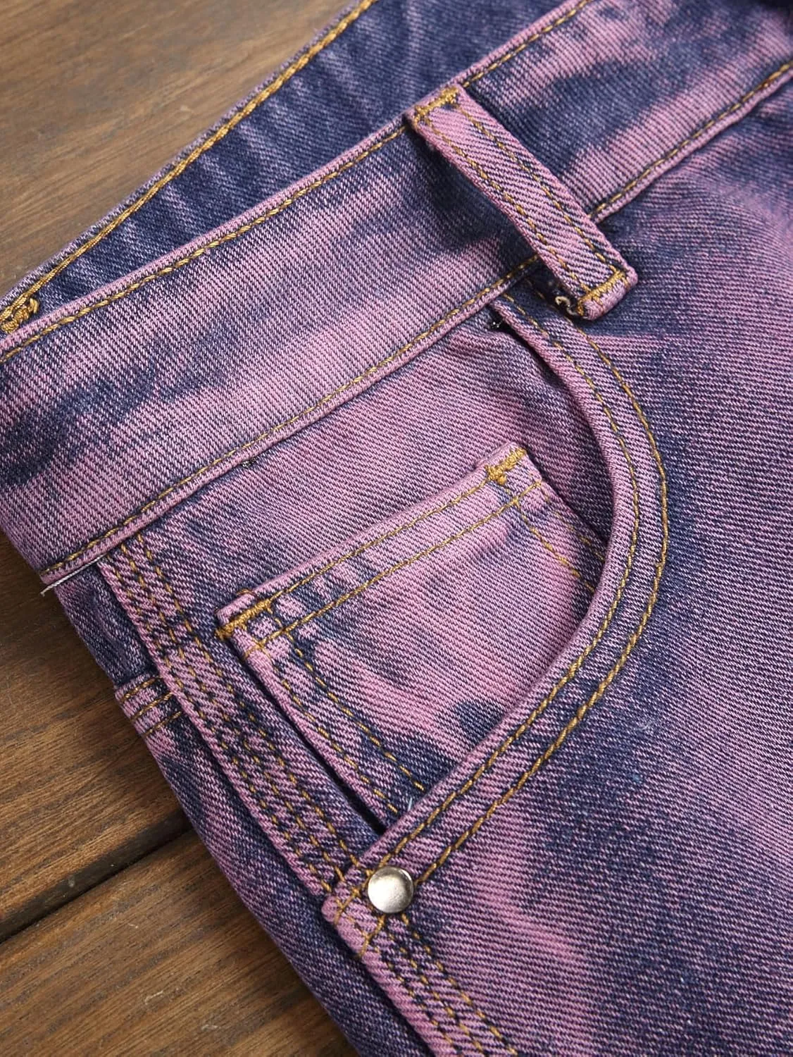 Men's Ripped Denim Shorts - Distressed Slim Fit Jean Shorts for Men, Casual Straight Fit Summer Ripped Shorts