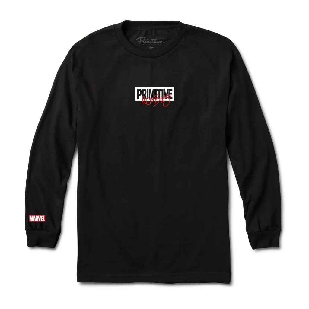 Primitive Iron Man Long Sleeve T-Shirt Black