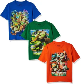 Teenage Mutant Ninja Turtles Boys' 3 Pack T-Shirt by Nickelodeon