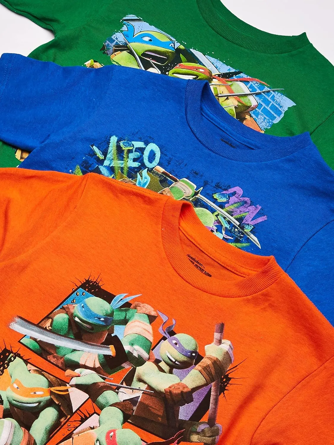 Teenage Mutant Ninja Turtles Boys' 3 Pack T-Shirt by Nickelodeon