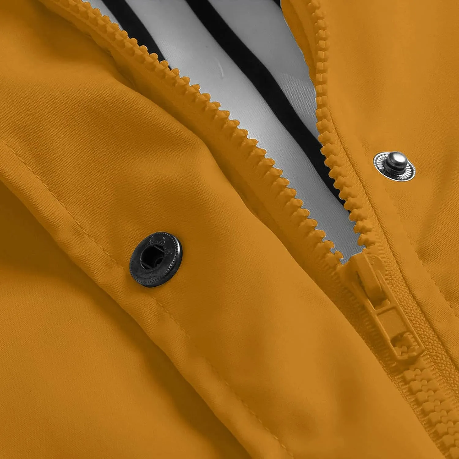 Womens Rain Coat Lightweight Coats Plus Size Casual Sports Windbreaker Hooded Waterproof Windproof Outdoor Jacket